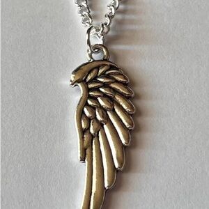 LuLaRoe Silver Angel Wing Necklace